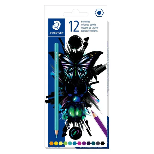 STAEDTLER Buntstifte cool & cute Edition 12 Stk. Spitzer retail