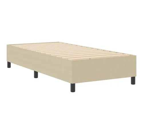 Boxspringbett Hellgrün Grau Cordstoff von vidaXL