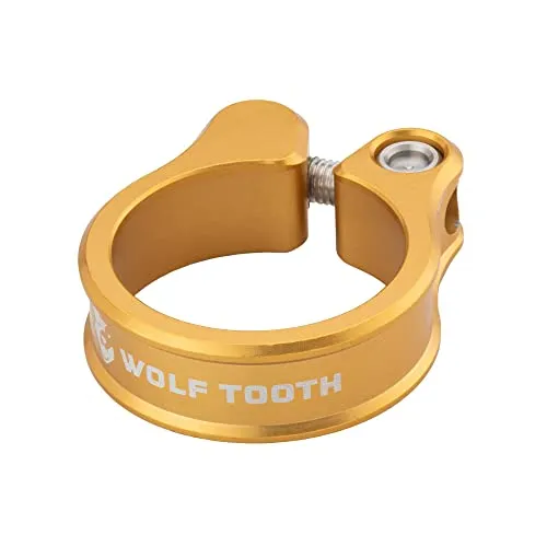 Wolfszahn Präzisionsgefertigte Sattelstützenklemme, Unisex, gold, 38.6/39mm