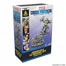 AMGD2128 - Marvel: Crisis Protocol Abomination & The Wrecking Crew - Brettspiel mit neuen Charakteren für Marvel: Crisis Protocol. Erlebe die immense Stärke von Abomination und das Chaos der Wrecking Crew in spannenden Duellen. Für 2 Spieler ab 14 Jahren, Spielzeit über 90 Minuten.