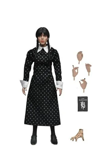 Neca Wednesday Actionfigur Wednesday (Classic Dress) 20 cm - Lizensierte Actionfigur aus dem Wednesday Franchise, 20 cm groß. Ideal für Sammler und Fans, detailgetreu und ein echter Hingucker in jeder Sammlung.