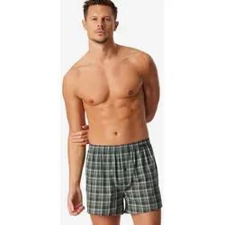 Schiesser Herren 2 Pack Baumwolle Web Multipack-Webboxer - Herren-Boxershorts aus hochwertiger Baumwolle, komfortabel und atmungsaktiv für den ganzen Tag.