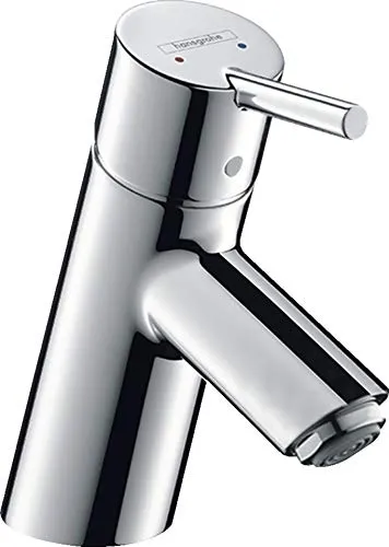 hansgrohe Talis S Einhebel-Waschtischmischer - Waschtischarmatur mit 70 mm ComfortZone, ideal für komfortables Waschen. Mit einstellbarer Temperaturbegrenzung und 5 l/min Durchfluss für effizienten Wasserverbrauch.