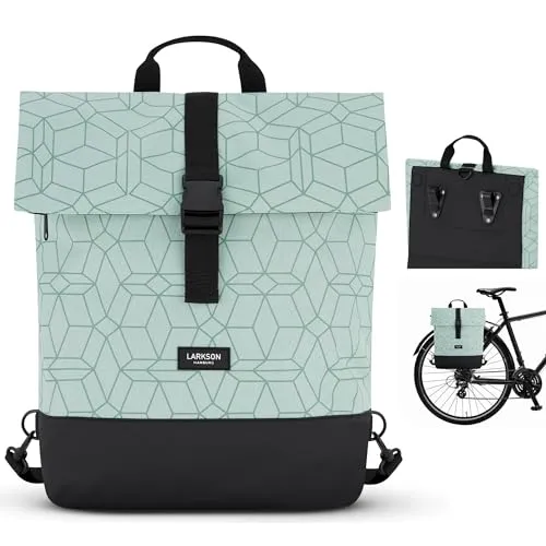 LARKSON Fahrradtasche Tammo Bike - Fahrradtasche und Rucksack in einem, wasserabweisend und ideal für Radfahrer, die Wert auf Funktionalität und Stil legen.