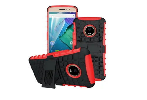 betterfon Handyhülle für Motorola Smartphone Robuste Outdoor Schutzhülle Panzer Case, Stoßfeste Dual-Layer Hülle mit Kickstand kratzfest und formstabil