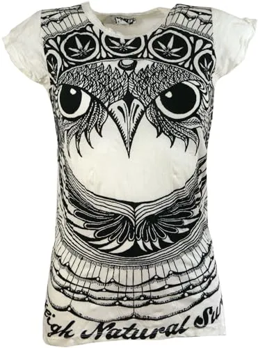 GURU SHOP Sure T-Shirt Eule