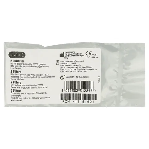 Alvita Inhalator T2000 Filter 2 St