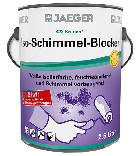 Jaeger Kronen Schimmelfarbe Iso Schimmelblocker 750 ml von Jaeger