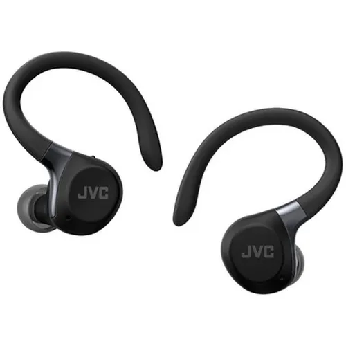 JVC HA-EC75T-B-U Kopfhörer - Kabellos und ideal für Sport - Kopfhörer mit Ohrbügel, kabelloser Bluetooth-Technologie, perfekt für aktive Nutzer. Leicht und mit 10 m Reichweite für ungehinderten Musikgenuss beim Sport.