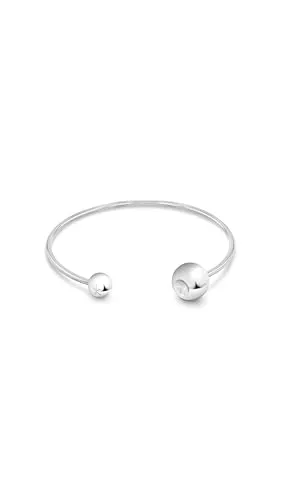 Calvin Klein Offenes Bangles Armband SCULPTURAL BUBBLES aus Edelstahl - Elegantes Damenarmband aus hochwertigem Edelstahl, das mit skulpturalen Silhouetten und klaren Linien jedem Look eine moderne Note verleiht. Ideal als stilvolles Geschenk!