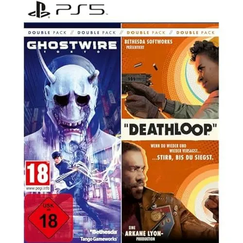 DEATHLOOP / Ghostwire: Tokyo [Double Pack] - Spiele für PlayStation 5: Erlebe die aufregenden Welten von DEATHLOOP und Ghostwire: Tokyo in einem einzigartigen Double Pack mit fesselnder Story und beeindruckender Grafik.