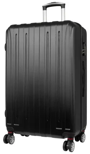 Warenhandel König Hartschalen-Trolley Borsum XL, 4 Rollen, robust und leicht