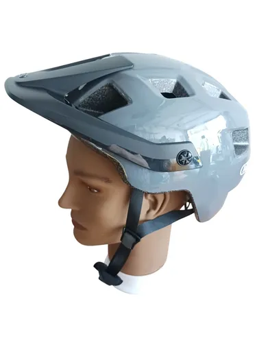 Abus Motrip MTB Sport Fahrradhelm - concrete grey 57-61 cm - Fahrradhelm für Unisex Erwachsene, optimaler Kopfschutz mit einstellbarer Passform für höchsten Komfort beim Mountainbiken.