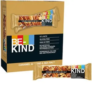 BE-KIND Müsliriegel Caramel Almond und Sea Salt, je 40g, 12 Riegel