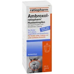 Ambroxol ratiopharm Hustentropfen - Arzneimittel zur effektiven Schleimlösung bei Atemwegserkrankungen, unterstützt die Atmung und fördert die Genesung.