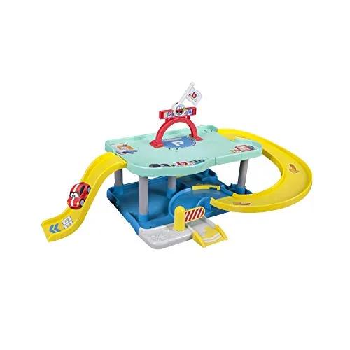 BB Junior My 1st Tune Up Garage Parkhaus mit VW New Beetle - Parkhaus für Kinder von 1-4 Jahren, fördert die Kreativität und Motorik mit einem niedlichen VW New Beetle Spielzeugauto.