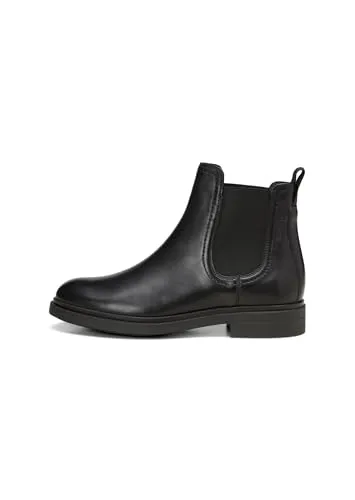 Chelseaboots MARC O'POLO aus edlem Rindleder - Wanderschuhe für Damen in Größe 37, gefertigt aus hochwertigem Schafleder. Bequem mit Memory Foam Innensohle und rutschhemmender Laufsohle – perfekt für einen stilvollen Casual-Look.