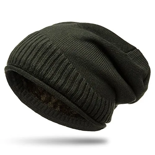 Caspar MU180 Dicke warme Feinstrick Beanie Mütze Uni Gefüttert - Klassische Beanie mit kuschelweichem Teddy Fleece Innenfutter für optimalen Tragekomfort. Ideal für kalte Tage, Unisex-Design in Einheitsgröße. Perfekt für stilvolle Looks und warme Ohren! Ein Must-Have für die Wintergarderobe.