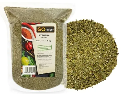 1kg Oregano gerebelt getrocknet 1000g feinste Top Qualität