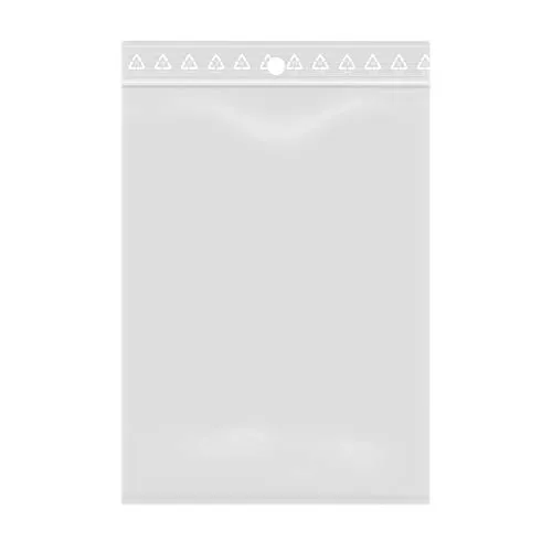 Beutel mit Reißverschluss, wiederverschließbar, transparent, für Lebensmittelprodukte, Schmuck, Zubehör. Format 8 x 12 cm 100