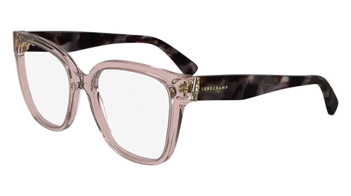 LONGCHAMP LO2745 690 TRANSPARENT ROSE/HAVANA 54/17/140 Damen Brillen