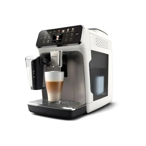 Philips EP4443/70 - Vollautomatische Espressomaschine 1,8 L - Espresso- & Kaffeemaschinen mit intuitivem Touchscreen und personalisierbaren Kaffeeoptionen für perfekten Genuss.