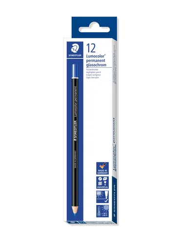 Staedtler Dry marker permanent blue 12 pcs. von STAEDTLER