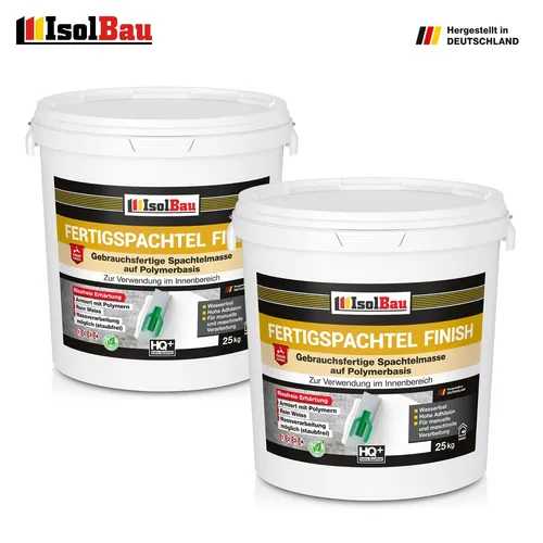 Spachtel masse 50 kg Fertigspachtel Finish Q1-Q4  Glätt Flächen Spachtelmasse