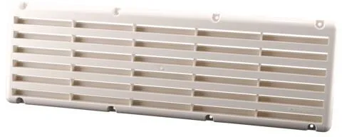 FAWO Kühlschrank-Lüftungsgitter 37x12cm - Elfenbein - Praktisches Kühlschrank-Lüftungsgitter in elfenbein für optimale Luftzirkulation. Maße: 37x12cm, ideal für eine effiziente Belüftung und einfache Montage.