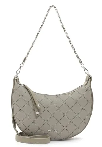 Tamaris Umhängetasche Anastasia Summer, Khaki - Umhängetasche mit stilvollem Logo-Muster, ideal für den Sommer, leicht und kompakt mit einem Gewicht von nur 490 g.