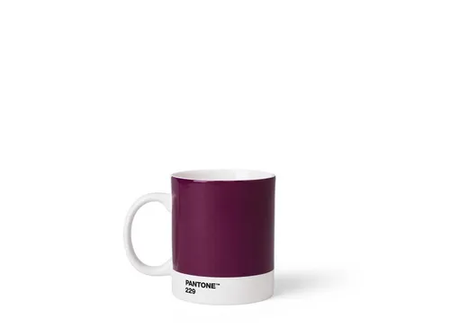 PANTONE Kaffeeservice, Porzellan Kaffeebecher, 375ml in lila von Pantone