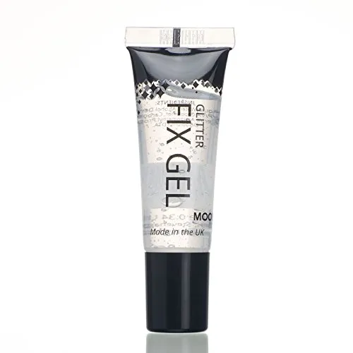 Moon Glow Glitzer Fix Gel - Kosmetischer Haftprimer für Gesicht und Körper. Für Feinen, Stückigen, Holographischen, Schillernden und Bio-Glitzer