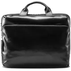 Jost Aktentasche Skagen Business 2Fa schwarz - Aktentasche aus 100% edlem Vollrindsleder, mit Laptopfach und zweiwege Reißverschluss, ideal für Beruf und Alltag, Größe: 41 x 13.5 x 31 cm, Volumen: 17 l
