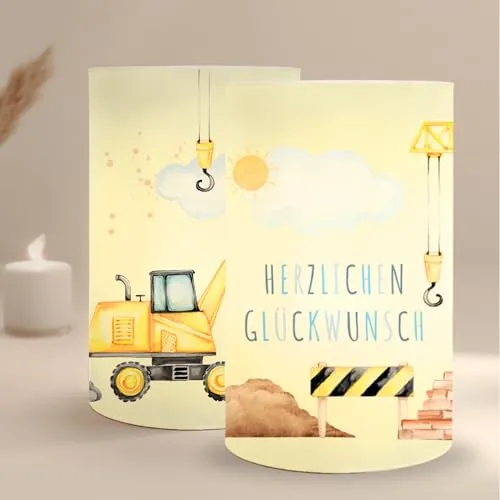 Kerzenständer Gelb von MeinBaby123