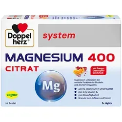 Doppelherz system Magnesium 400 Citrat Granulat 120 g