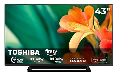 Toshiba 43 Zoll Smart TV 4K UHD mit Dolby Vision & Fire TV in schwarz von Toshiba