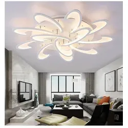 Euroton LED Deckenleuchte LED Deckenleuchte Fernbedienung Lichtfarbe einstellbar dimmbar Lampe, LED fest integriert, kaltweiß,neutralweiß bis warmweiß, 7000 k-3000 k stufenlos einstellbar weiß Ø 110 cm