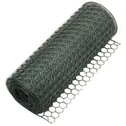 6eck Geflecht 10 m 25x0,7x500 mm, verzinkt - Silber