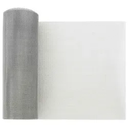 vidaXL Drahtgeflecht 20 x 500 cm 18 Mesh Edelstahl 201 Silber - Silber