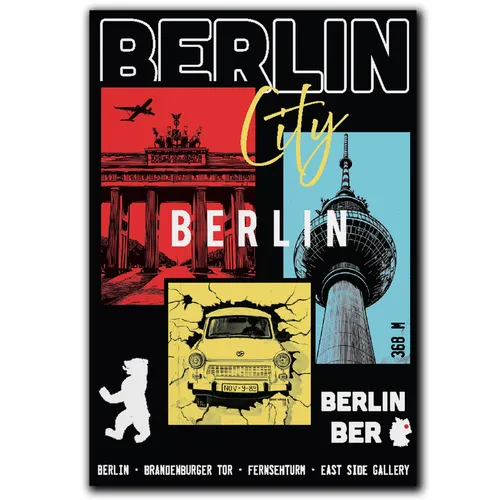 Produktbild Berlin Souvenir Magnet, Kühlschrankmagnet