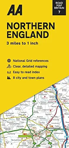 Northern England: Streetmap (Road Map Britain, 7, Band 7) 07