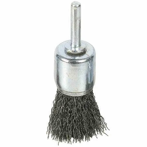 Pinselbürste 25 Mm 0,3 Mm Gewellt, 6 Mm-schaft