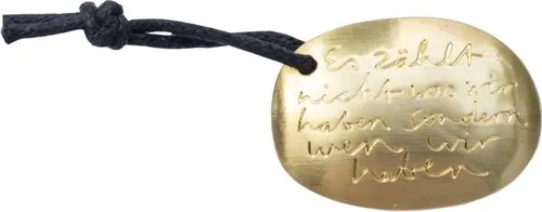 Räder Goldstein Es zählt nicht was wir haben 4,6x3,3x1cm von Räder