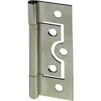 Hettich Lamellentürscharnier 50 mm x 23 mm Stahl vernickelt 2 Stück