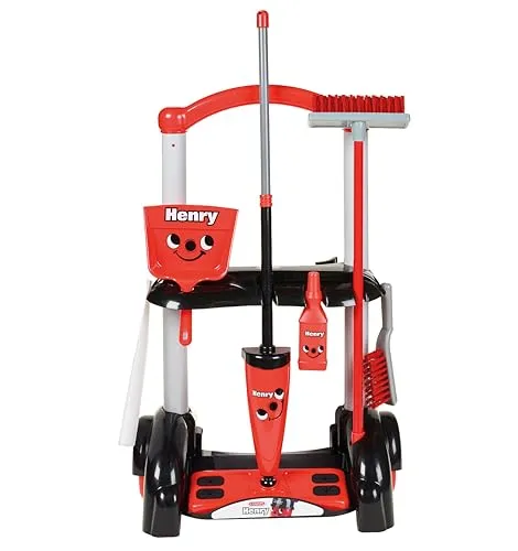 Henry Cleaning Trolley, Kinderhaushaltsgerät rot