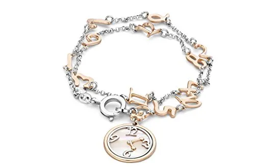 Orphelia Damen-Armband Silber vergoldet rhodiniert 18.5 cm-ZA-7174