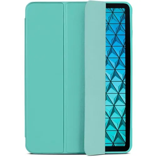ONEFLOW Hülle für Samsung Galaxy Tab A8 (2021) Schutzhülle ultradünn mit Ständer, Cover mit Auto Schlaf/Wach Funktion, Flip Case mit Magnet Standfunktion, Folio PU Leder Case, Türkis