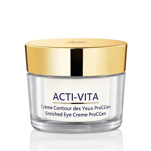 Monteil Acti-Vita Enriched Eye Creme ProCGen 15ml - Augenpflege für anspruchsvolle Haut, mildert Linien und Fältchen mit dem innovativen ProCGen Komplex. Schützt vor äußeren Einflüssen und sorgt für straffe, glatte Haut.