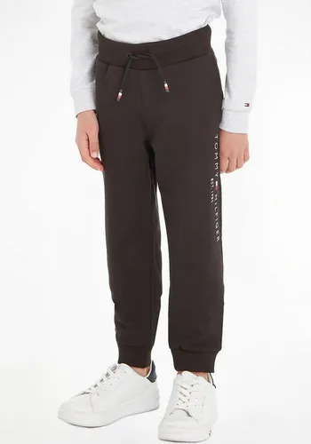 Tommy Hilfiger Kinder Unisex Jogginghose Essential Sweatpants - Hosen für Jungen aus 100% Bio-Baumwolle, mit bequemem Stretch-Taillenbund und lässigem Design für hohen Tragekomfort im Alltag.
