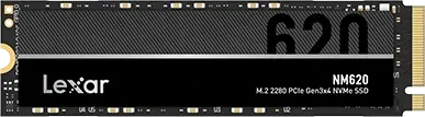 Lexar NM620 M.2 SSD 1TB - PCIe NVMe, ultraschneller Hochlauf in 15 Sekunden und ideale Speicherkapazität für Gamer